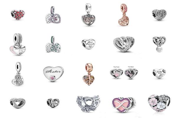 925 sterling silver heart shape charm beads fit original bracelet diy women jewelry gift9997181, Black
925 sterling silver heart shape charm beads fit original bracelet diy women jewelry gift9997181, Black