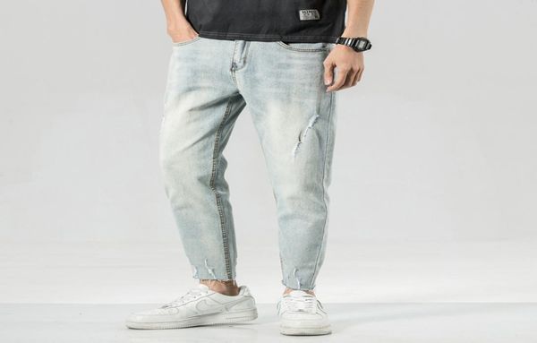 jeans for men new jeans men039s korean version of the trendy elastic drawstring men039s cropped pants3274845, Blue
jeans for men new jeans men039s korean version of the trendy elastic drawstring men039s cropped pants3274845, Blue