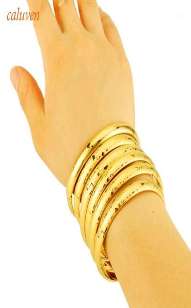 love 6pcslot 8mm dubai bangles new open size laser gold color bangles for women ethiopian bracelets girls gift18232600, Black
love 6pcslot 8mm dubai bangles new open size laser gold color bangles for women ethiopian bracelets girls gift18232600, Black