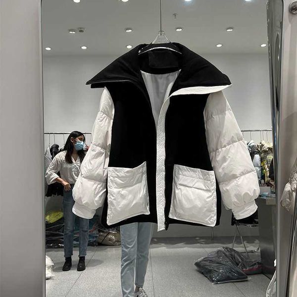 autumn and winter women's short down coat with large lapel collar, stylish and novel with scarf collar, streamer design looks young, lo, Black
autumn and winter women's short down coat with large lapel collar, stylish and novel with scarf collar, streamer design looks young, lo, Black