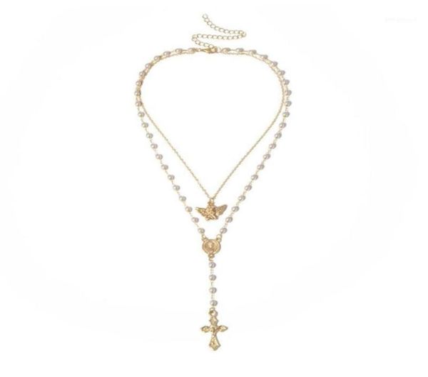 gold cross pendant choker necklace long imitation pearl beaded chain rosary madonna coin necklaces pendants religious jewelry1192j9740763, Silver
gold cross pendant choker necklace long imitation pearl beaded chain rosary madonna coin necklaces pendants religious jewelry1192j9740763, Silver