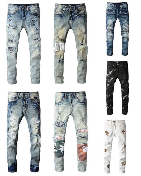 pop ripped holes famous jeans clothing designer pants light color casual man men hooide tshirt and shirts denim straight biker hi9699812, Blue
pop ripped holes famous jeans clothing designer pants light color casual man men hooide tshirt and shirts denim straight biker hi9699812, Blue