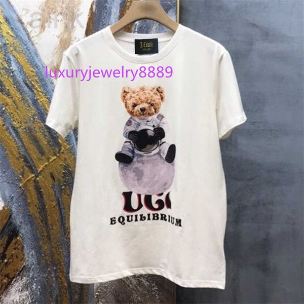 women's t-shirt women's tees summer explosion summer trendy men's and women's clothing juskoli new astronaut bear lette, White
women's t-shirt women's tees summer explosion summer trendy men's and women's clothing juskoli new astronaut bear lette, White