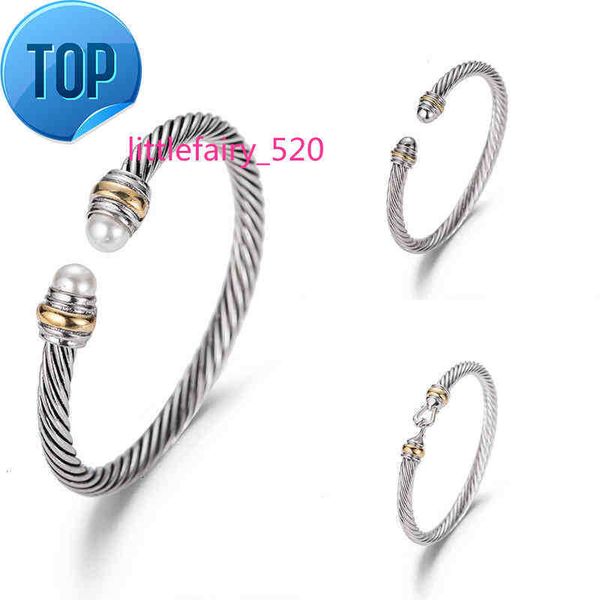 bracelet dy luxury designer twisted pearl head women fashion versatile twist bracelets jewelry platinum plated wedding gifts 5mm, Black
bracelet dy luxury designer twisted pearl head women fashion versatile twist bracelets jewelry platinum plated wedding gifts 5mm, Black