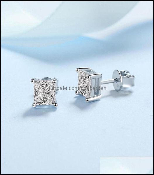 stud earrings jewelry princess cut 2ct diamond test passed rhodium plated 925 sier d color couple gift 220211 drop delivery 2021 j6717750, Golden;silver
stud earrings jewelry princess cut 2ct diamond test passed rhodium plated 925 sier d color couple gift 220211 drop delivery 2021 j6717750, Golden;silver