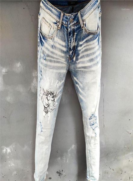 men039s jeans summer graphic mens stretch skinny high street stacked men hombre quality angel print hip hop jeansmen039s7599217, Blue
men039s jeans summer graphic mens stretch skinny high street stacked men hombre quality angel print hip hop jeansmen039s7599217, Blue
