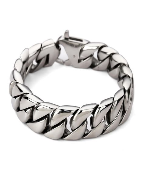 new arrival men bracelet link chain stainless steel bracelets ultrawide cool heavy curb mens boys chains bicycle wristband1793734, Black
new arrival men bracelet link chain stainless steel bracelets ultrawide cool heavy curb mens boys chains bicycle wristband1793734, Black