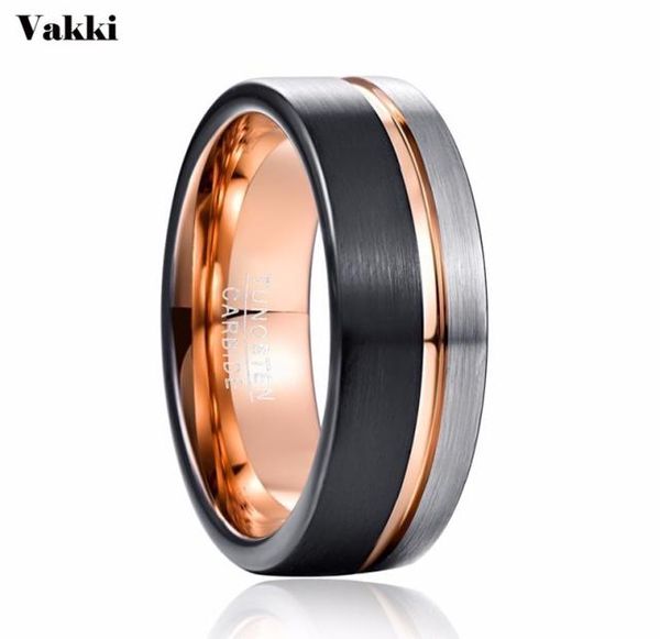 vakki men 8mm tungsten ring black rose gold wedding band engagement ring men039s party jewelry bague homme3490892, Slivery;golden
vakki men 8mm tungsten ring black rose gold wedding band engagement ring men039s party jewelry bague homme3490892, Slivery;golden