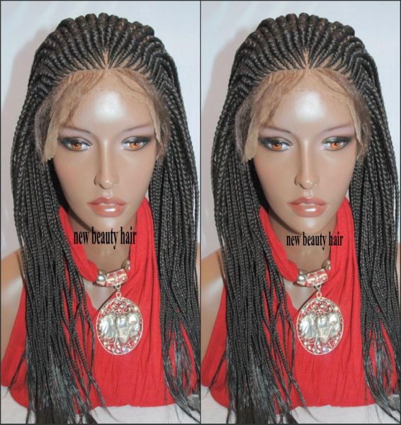180density handmade lace frontal cornrow wig africa american women style box braid wig crochet braids lace front wig with baby hai5781385, Black
180density handmade lace frontal cornrow wig africa american women style box braid wig crochet braids lace front wig with baby hai5781385, Black