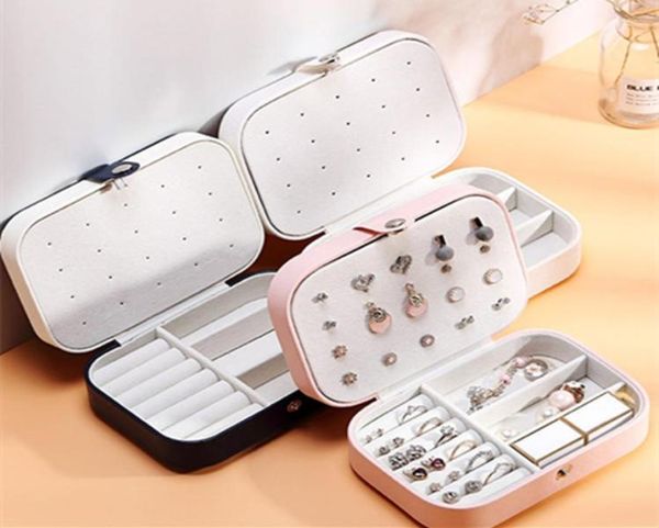 protable pu jewelry storage boxes mini jewelry collection organizer earrings necklace ring case travel accessories holder epacket 2643595, Black;white
protable pu jewelry storage boxes mini jewelry collection organizer earrings necklace ring case travel accessories holder epacket 2643595, Black;white
