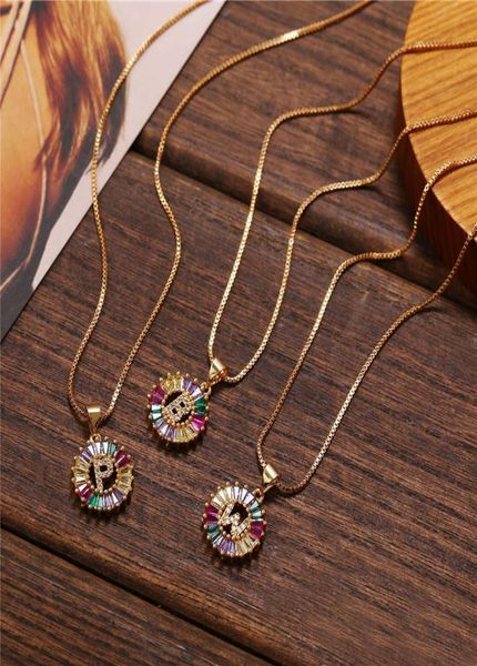 new gold color micro pave rainbow cz cubic zirconia az initials letter pendant necklaces for women girls fashion jewelry1445017, Silver
new gold color micro pave rainbow cz cubic zirconia az initials letter pendant necklaces for women girls fashion jewelry1445017, Silver