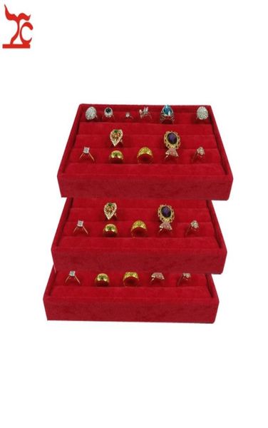3pcs red velvet small jewelry ring display organizer storage tray case velvet earring stud cufflinks ring storage box tray8469556, Black
3pcs red velvet small jewelry ring display organizer storage tray case velvet earring stud cufflinks ring storage box tray8469556, Black