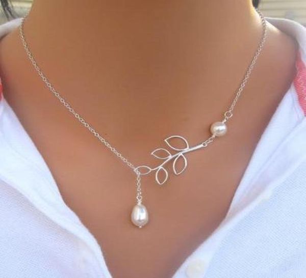 fine jewelry women pearl leaf pendant necklaces silver plating lady party dress charms infinity chain pearl necklace8746780
fine jewelry women pearl leaf pendant necklaces silver plating lady party dress charms infinity chain pearl necklace8746780