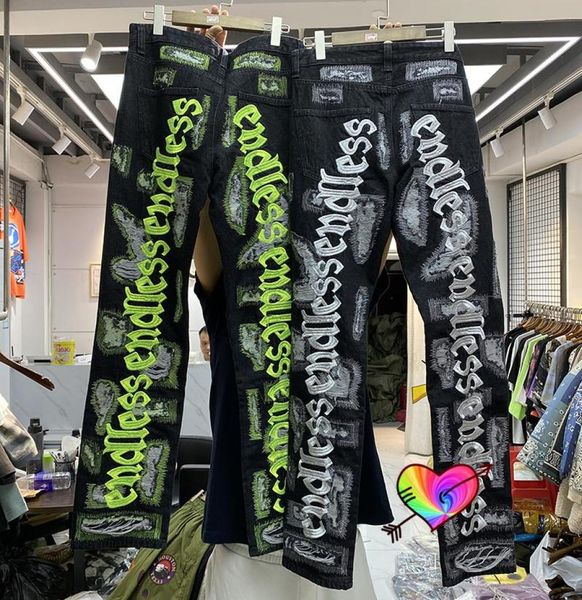 men039s jeans endless denim pants 2022 men women punk style breach embroidered letters straight trousersmen039s5162309, Blue
men039s jeans endless denim pants 2022 men women punk style breach embroidered letters straight trousersmen039s5162309, Blue