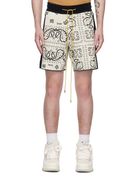 23ss summer men knitted shorts streetwear europe usa vintage pocket bandanna pattern paisley wool drawstring bottoms pants white
23ss summer men knitted shorts streetwear europe usa vintage pocket bandanna pattern paisley wool drawstring bottoms pants white