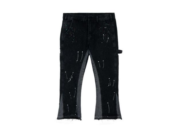 patchwork jeans painted mens straight casual flare pants loose hip hop washed retro couple denim trousers9613149, Blue
patchwork jeans painted mens straight casual flare pants loose hip hop washed retro couple denim trousers9613149, Blue