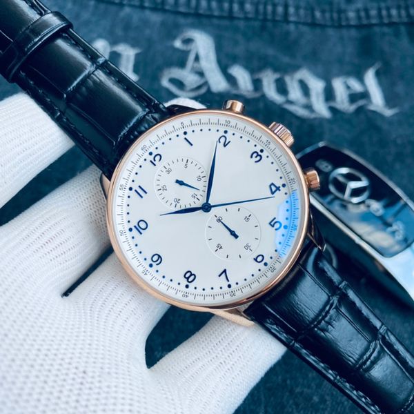 men's watch watch 43mm automatic mechanical movement w371446 portugal series stainless steel waterproof 43mm luxury classic watch, Slivery;brown
men's watch watch 43mm automatic mechanical movement w371446 portugal series stainless steel waterproof 43mm luxury classic watch, Slivery;brown