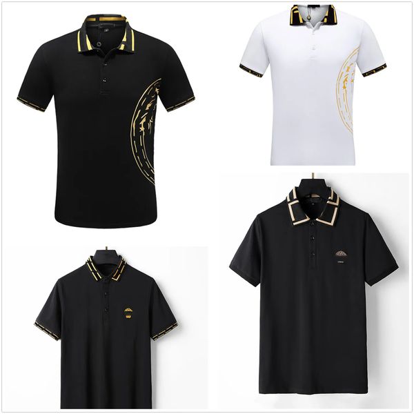 fashion designer mens polos shirt t-shirt summer casual embroidered pattern pure cotton high sreetbusiness fashion black and white collar sh, White;black
fashion designer mens polos shirt t-shirt summer casual embroidered pattern pure cotton high sreetbusiness fashion black and white collar sh, White;black