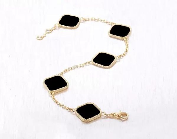 solid silver fashion classic 4four leaf clover designer charm bracelets 18k gold agate shell motherofpearl for womengirl weddi7118267, Golden;silver
solid silver fashion classic 4four leaf clover designer charm bracelets 18k gold agate shell motherofpearl for womengirl weddi7118267, Golden;silver
