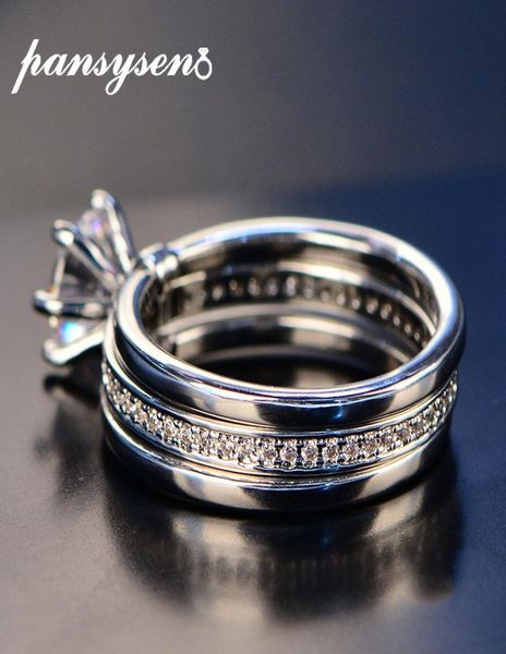 pansysen 7mm round white 4a zircon ring set genunie 925 silver jewelry classic promise bridal engagement wedding rings for women 25745297, Slivery;golden
pansysen 7mm round white 4a zircon ring set genunie 925 silver jewelry classic promise bridal engagement wedding rings for women 25745297, Slivery;golden