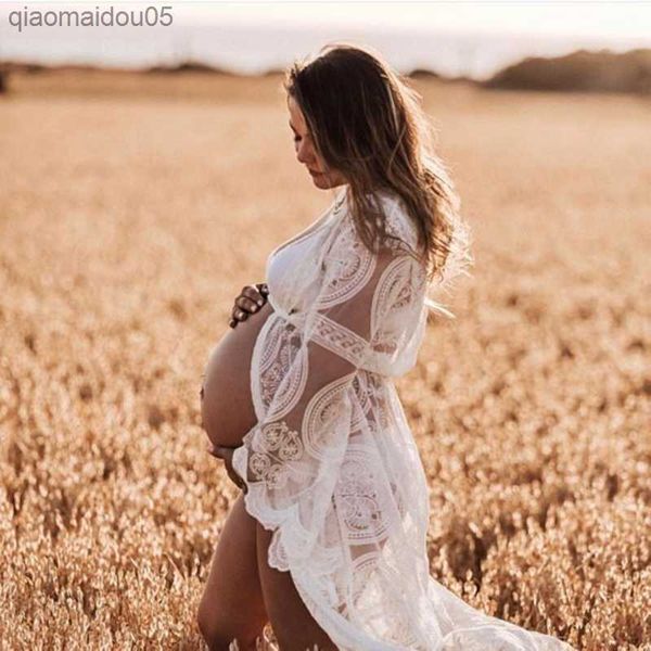 cardigan dress het lace maternity pgraphy props dresses maternity p shoot pregnancy women long dress l230712, White
cardigan dress het lace maternity pgraphy props dresses maternity p shoot pregnancy women long dress l230712, White
