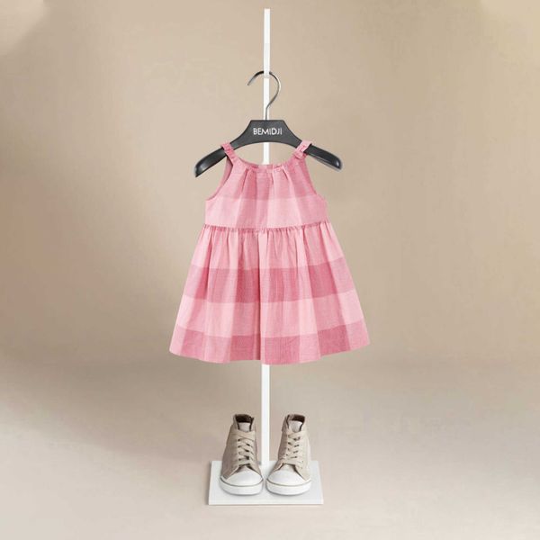 girl's dresses quality summer toddler baby girl dress sleeveless suspenders dress plaid design breathable kids cotton dresses clothingh, Red;yellow
girl's dresses quality summer toddler baby girl dress sleeveless suspenders dress plaid design breathable kids cotton dresses clothingh, Red;yellow