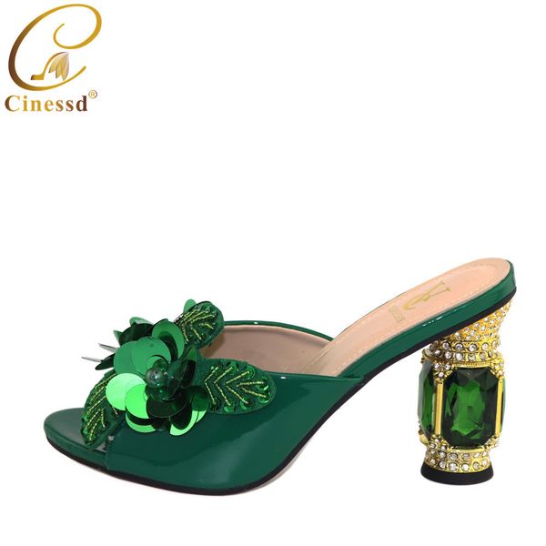 dress shoes latest green color african pumps shoe summer high heels italy women wedding elegant slipper 230711, Black
dress shoes latest green color african pumps shoe summer high heels italy women wedding elegant slipper 230711, Black