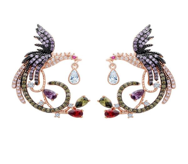 bling colorful zircon chinese phoenix dangle drop earrings wedding earrings for women gril gift3927826, Silver
bling colorful zircon chinese phoenix dangle drop earrings wedding earrings for women gril gift3927826, Silver