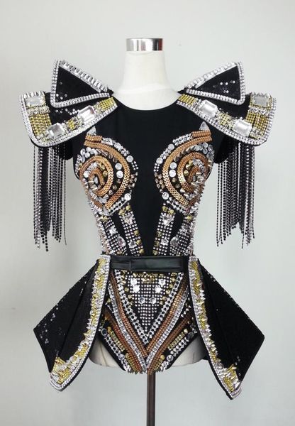 feminina dance costumes for shows fashion star female singer dj costume ds rivet one piece set customized6013518, Black;red
feminina dance costumes for shows fashion star female singer dj costume ds rivet one piece set customized6013518, Black;red