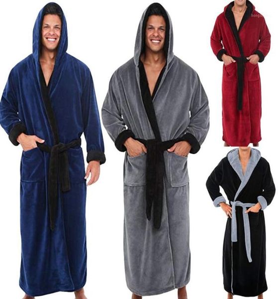 men039s winter lengthened plush shawl bathrobe home clothes long sleeved robe coat 11714595029, Black;brown
men039s winter lengthened plush shawl bathrobe home clothes long sleeved robe coat 11714595029, Black;brown
