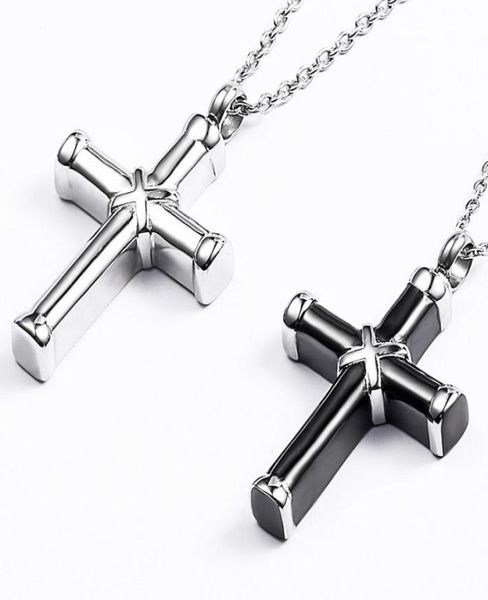 mens women charm stainless steel cross necklace black small pendant fashion jewelry design chain punk trendy necklaces for men per4977977, Silver
mens women charm stainless steel cross necklace black small pendant fashion jewelry design chain punk trendy necklaces for men per4977977, Silver