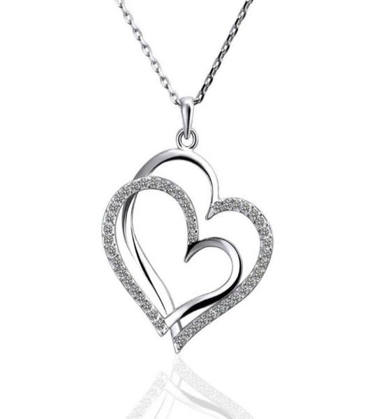 gift white gold white crystal jewelry necklace for women dgn498heart 18k gold gem pendant necklaces with chains6846271, Silver
gift white gold white crystal jewelry necklace for women dgn498heart 18k gold gem pendant necklaces with chains6846271, Silver
