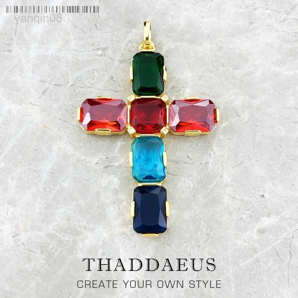 pendant necklaces pendant large cross with stars new fine jewelry bijoux accessories 925 sterling silver gift for woman hkd230712
pendant necklaces pendant large cross with stars new fine jewelry bijoux accessories 925 sterling silver gift for woman hkd230712