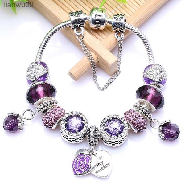 baopon sweet mother pendant charm bracelets for women with love heart beads snake chain bracelets bangles as mother jewelry gift l230704, Black
baopon sweet mother pendant charm bracelets for women with love heart beads snake chain bracelets bangles as mother jewelry gift l230704, Black