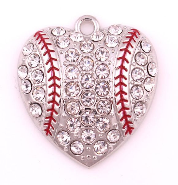 sport jewelry new products ship 10pcs a lot rhodium plated zinc with sparkling crystals baseball or softball heart sports pen9954847, Silver
sport jewelry new products ship 10pcs a lot rhodium plated zinc with sparkling crystals baseball or softball heart sports pen9954847, Silver