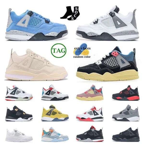 wholesale new kid shoes 4s children preschool toddler movement athletic outdoor baby designer sneaker white cement university blue bred sail, Black
wholesale new kid shoes 4s children preschool toddler movement athletic outdoor baby designer sneaker white cement university blue bred sail, Black