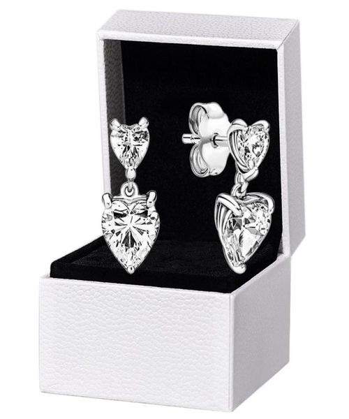 double heart sparkling stud earrings for p real sterling silver wedding jewelry for women girlfriend gift cz diamond designe8341878, Golden;silver
double heart sparkling stud earrings for p real sterling silver wedding jewelry for women girlfriend gift cz diamond designe8341878, Golden;silver