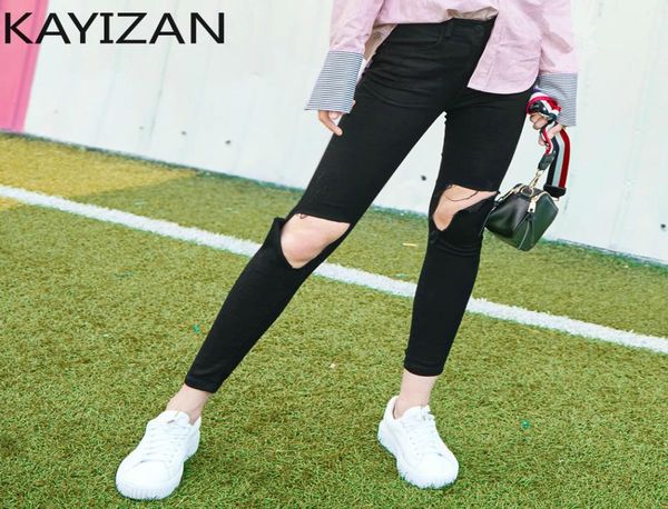 kayizan broken hole women jeans 2018 autumn new slim cutting hollow broken cowboy pencil pants black wild trousers personality6292704, Blue
kayizan broken hole women jeans 2018 autumn new slim cutting hollow broken cowboy pencil pants black wild trousers personality6292704, Blue