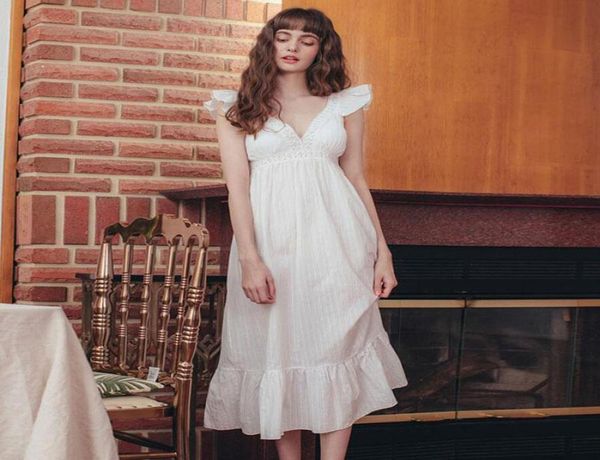 women039s sleepwear tulin fashion long night dress nightgown white summer deep v cotton dressing gown lotus sleeve homewear pin8587786, Black;red
women039s sleepwear tulin fashion long night dress nightgown white summer deep v cotton dressing gown lotus sleeve homewear pin8587786, Black;red