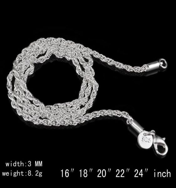 new 3mm ed rope chains for women men 925 sterling silver choker necklaces jewelry in bulk 1630 inches2775511
new 3mm ed rope chains for women men 925 sterling silver choker necklaces jewelry in bulk 1630 inches2775511