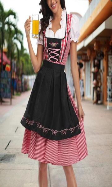 casual dresses traditional bavarian octoberfest german beer wench costume oktoberfest dirndl plaid dress with apron female 21169407, Black;gray
casual dresses traditional bavarian octoberfest german beer wench costume oktoberfest dirndl plaid dress with apron female 21169407, Black;gray
