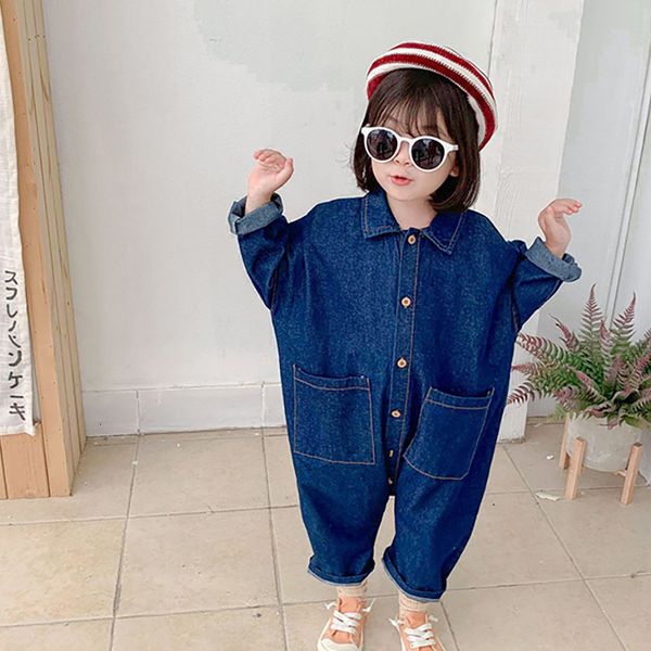rompers milancel kids overalls denim girls clothes spring boys jumpsuits loose style playsuit 230711, Blue
rompers milancel kids overalls denim girls clothes spring boys jumpsuits loose style playsuit 230711, Blue