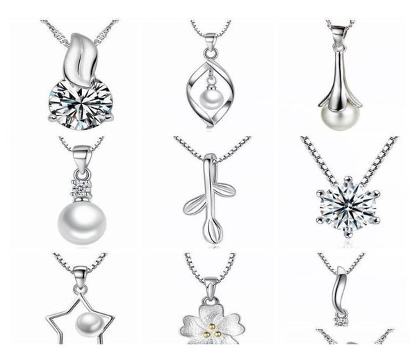 45 styles 925 pendant necklace without chain fashion charms necklaces pearl crystal flower pendants zcjk11307882, Silver
45 styles 925 pendant necklace without chain fashion charms necklaces pearl crystal flower pendants zcjk11307882, Silver