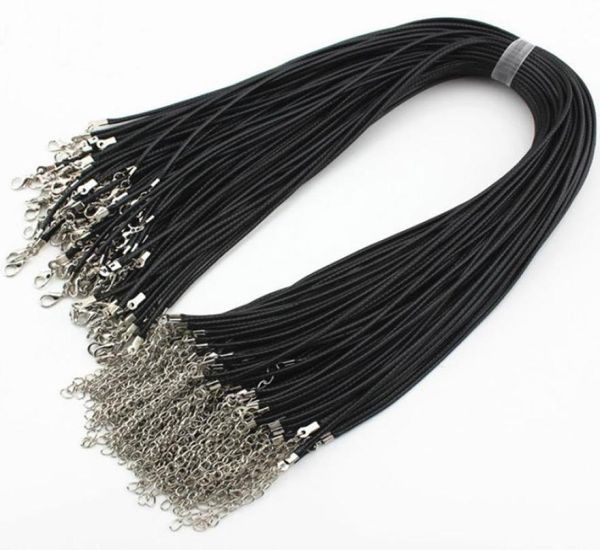 100 pieces lot whole 2mm black wax leather cord necklace rope 45cm long chain lobster clasp diy jewelry findings components3630254, White;red
100 pieces lot whole 2mm black wax leather cord necklace rope 45cm long chain lobster clasp diy jewelry findings components3630254, White;red