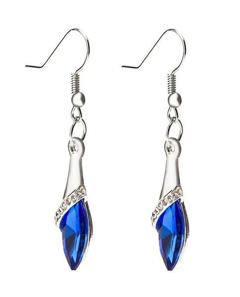 new exquisite bright blue crystal earrings multi color water drop earrings fashion elegant dangle earring jewelry for women8332243, Silver
new exquisite bright blue crystal earrings multi color water drop earrings fashion elegant dangle earring jewelry for women8332243, Silver