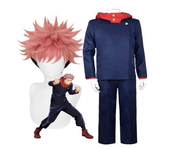 anime jujutsu kaisen itadori yuji pants set school uniform cosplay costumes q08219535758, Black;red
anime jujutsu kaisen itadori yuji pants set school uniform cosplay costumes q08219535758, Black;red