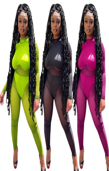 designers women black clothes 2021 fashion mesh splicing jumpsuit wear clubwear jumpsuits amp rompers1261495, Black;white
designers women black clothes 2021 fashion mesh splicing jumpsuit wear clubwear jumpsuits amp rompers1261495, Black;white