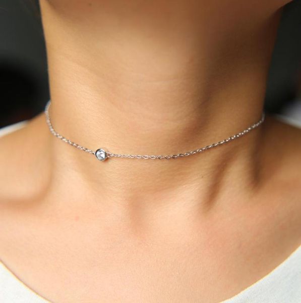 pendant necklaces 4mm sparking round cubic zirconia bezel setting fashion jewelry single stone danity girl chain ne6449215, Silver
pendant necklaces 4mm sparking round cubic zirconia bezel setting fashion jewelry single stone danity girl chain ne6449215, Silver
