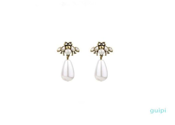 women brand fashion cute crystal bees stud earrings female vintage pearl earrings enamel animal jewelry wedding brincos accessorie5408234, Golden;silver
women brand fashion cute crystal bees stud earrings female vintage pearl earrings enamel animal jewelry wedding brincos accessorie5408234, Golden;silver