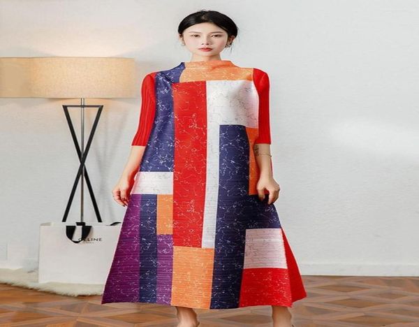 casual dresses women 2023 miyake pleated dress color block three quarter sleeve loose elegant style autumn fashion2477934, Black;gray
casual dresses women 2023 miyake pleated dress color block three quarter sleeve loose elegant style autumn fashion2477934, Black;gray